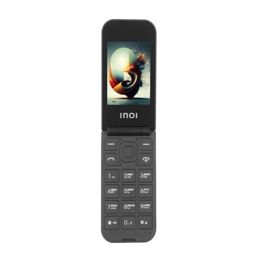 INOI 284 2 Sim Flip 4G Black 