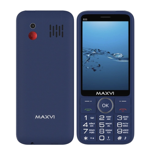 Maxvi B35 2 Sim Blue 