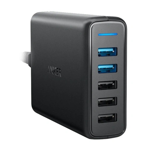 СЗУ Anker 63W PowerPort 5 with Dual Quick Charge 3.0 