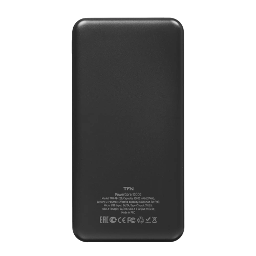 Портативное ЗУ 10 000 мАч TFN Power Core черное 