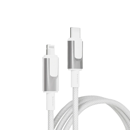 Дата-кабель VLP Force Line 30W USB-C - Lightning 1.2м белый 