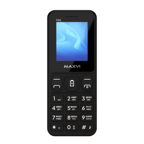 Maxvi P99 2 Sim Black 