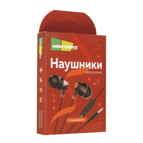 Наушники проводные 3.5мм More Choice G26 красные 