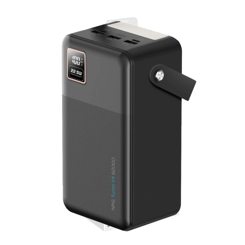 Портативное ЗУ QС3.0+PD 60 000 мАч Deppa NRG Turbo V4 черное 