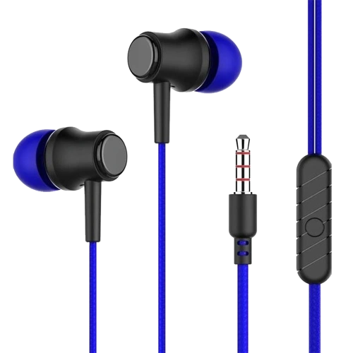 Наушники проводные 3.5мм More Choice G16 синие 