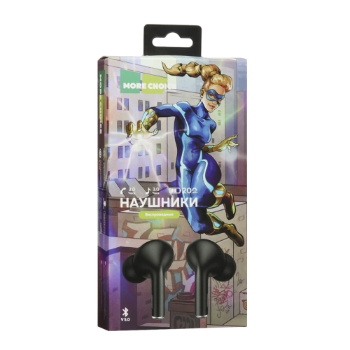 Наушники беспроводные More choice BW31S черные 