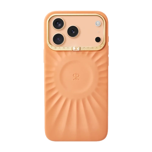 Чехол PYNANA iPhone 17 Pro Starlight Series Magsafe оранжевый 