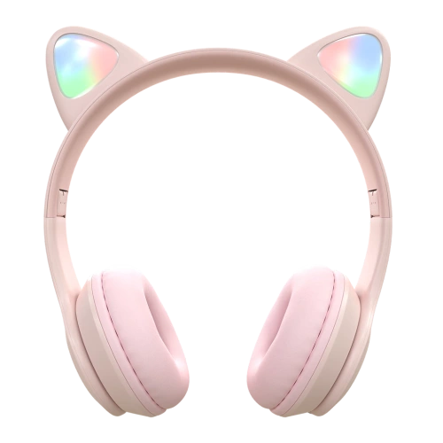 Наушники беспроводные More choice HW24kids розовые  