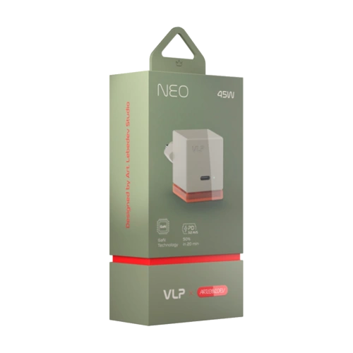 СЗУ VLP NEO 45Вт USB-С серое 