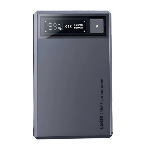 Портативное ЗУ магнитное 10 000 мАч LANEX N15 серое 