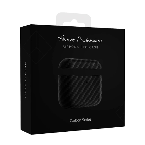 Кейс Annet Mancini Сarbon Series AirPods AM-AIR-K-BK черный 