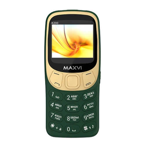 Maxvi K200 2 Sim Dark Green 