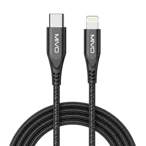 Дата-кабель Lightning - Type-C Mivo MX-10L 1м черный 
