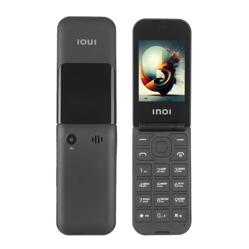 INOI 284 2 Sim Flip 4G Black 