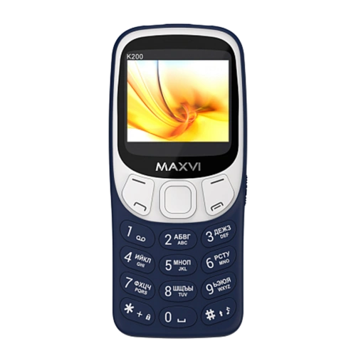 Maxvi K200 2 Sim Blue 