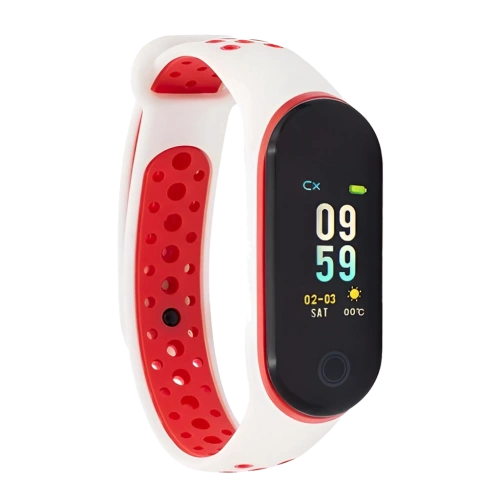 Фитнес-браслет Qumann QSB 10 White/red 