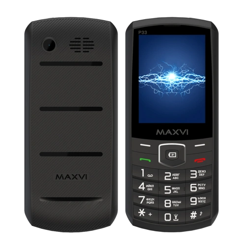 Maxvi P33 2 Sim Black 