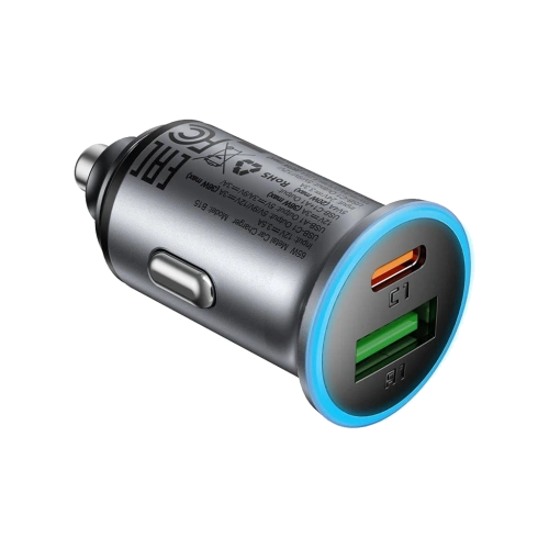 АЗУ с выходом USB+Type-C 65W ACEFAST B15 черное 