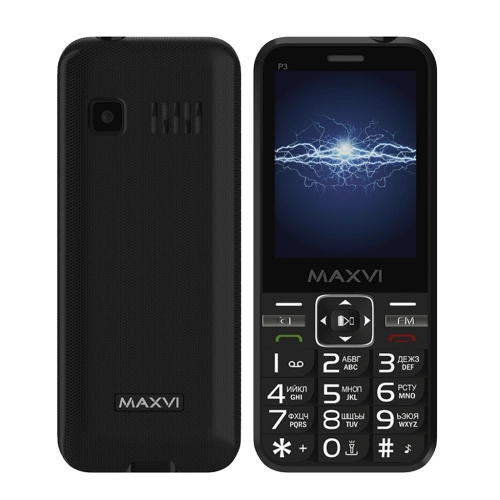 Maxvi P3 2 Sim Black 