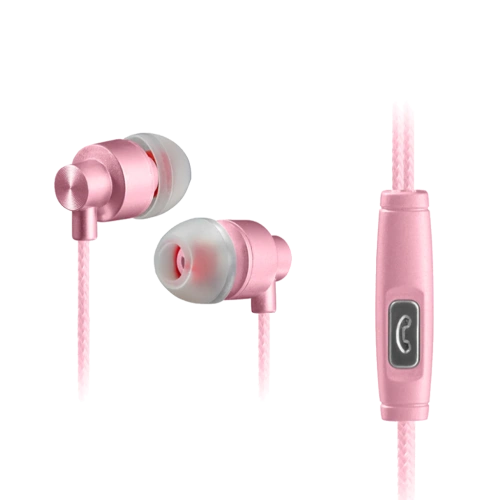 Наушники проводные 3,5мм Walker H700 розовые 