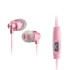 Наушники проводные 3,5мм Walker H700 розовые Наушники проводные 3,5мм Walker H700 розовые