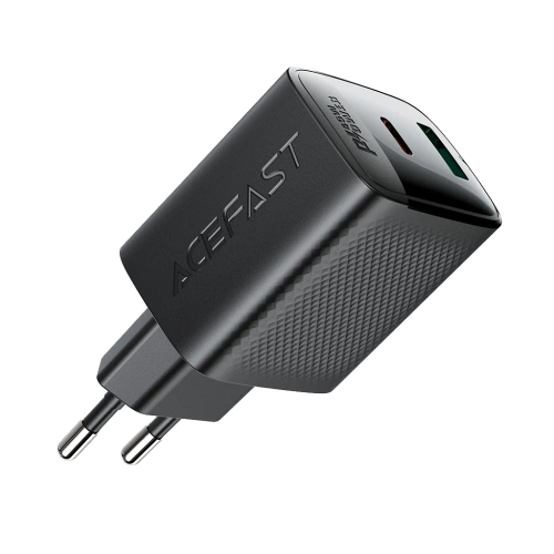 СЗУ с выходом USB+Type-C QC+PD 45W ACEFAST A106 черное 