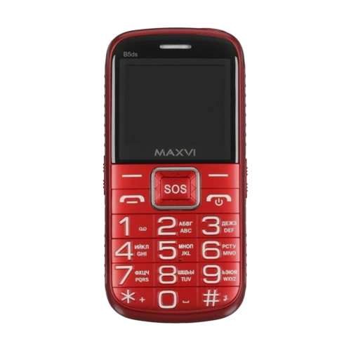 Maxvi B5ds Up 2 Sim Red 