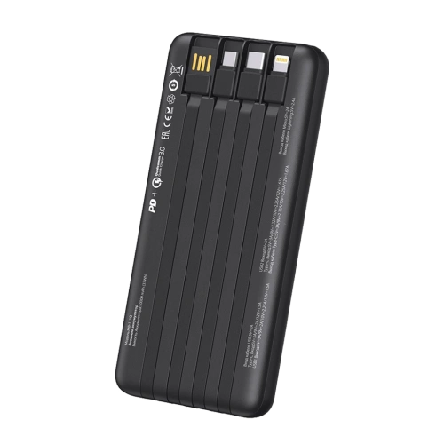 Портативное ЗУ QС3.0+PD 10 000 мАч Mivo MB-111Q черное 