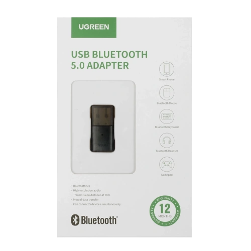 Блютуз-адаптер UGREEN CM390 (80889) черный 