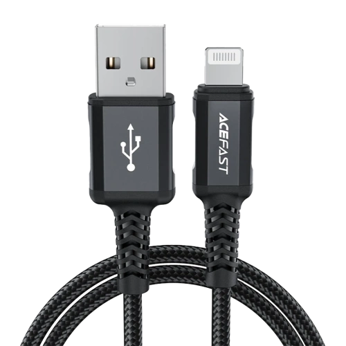 Дата-кабель Lightning ACEFAST C4-02 1.8м черный 
