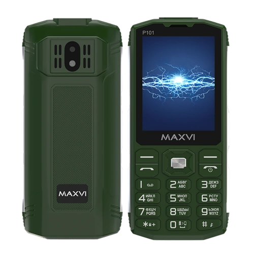 Maxvi P101 2 Sim Green 