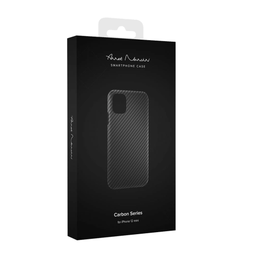 Чехол Annet Mancini Сarbon Series iPhone 12 Mini AM-12-K-BK черный 