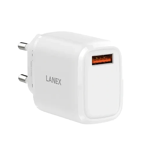 СЗУ USB QC3.0 22,5W LANEX LC48E белое 