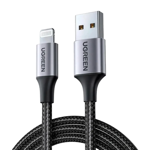 Дата-кабель Lightning UGREEN US199 (60158) 2.0м черный 