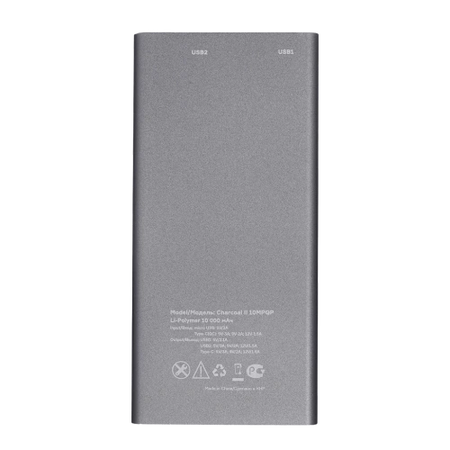 Портативное ЗУ PD3.0+QC3.0 10 000 мАч Accesstyle Charcoal II 10MPQP серое 