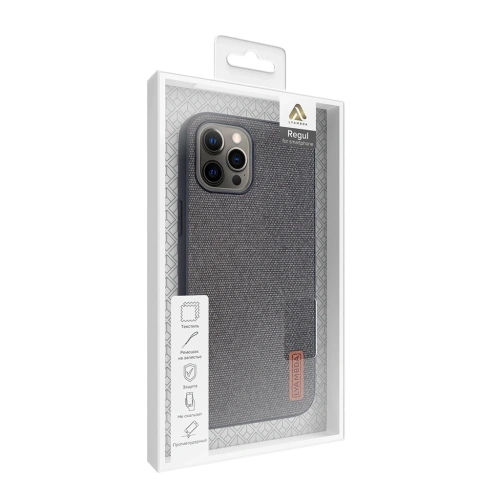 Накладка iPhone 12/12 Pro LYAMBDA REGUL Black 