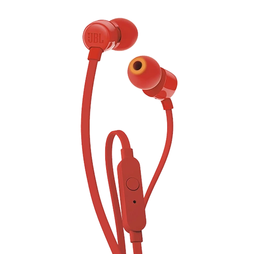 Наушники проводные 3,5мм JBL T110 красные 