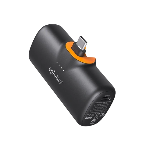 Портативное ЗУ Eplutus EB-100T 10000mAh порт Type-C черное 