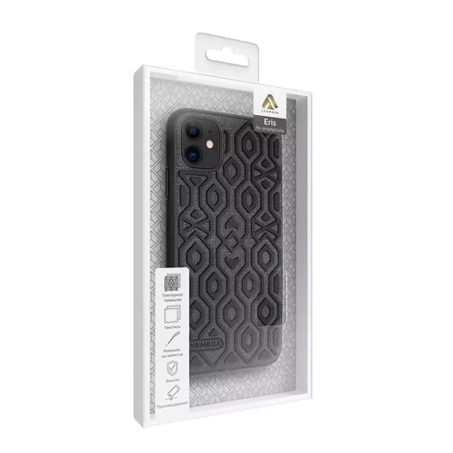 Накладка iPhone 12/12 Pro LYAMBDA ERIS Black 