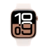 Apple Watch S10 42mm Rose Gold Light Blush (Розовое золото) 