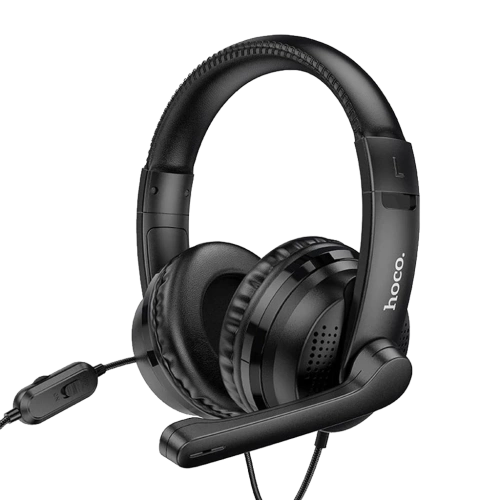 Наушники проводные игровые Hoco W103 чёрные 