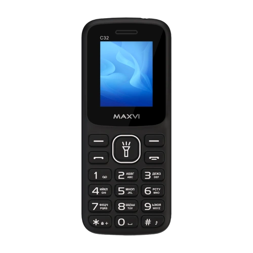 Maxvi C32 2 Sim Black 