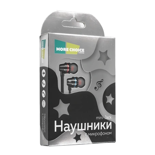 Наушники проводные 3.5мм More Choice P71 черные 