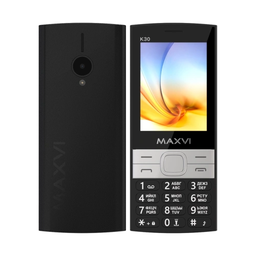Maxvi K30 2 Sim Black 