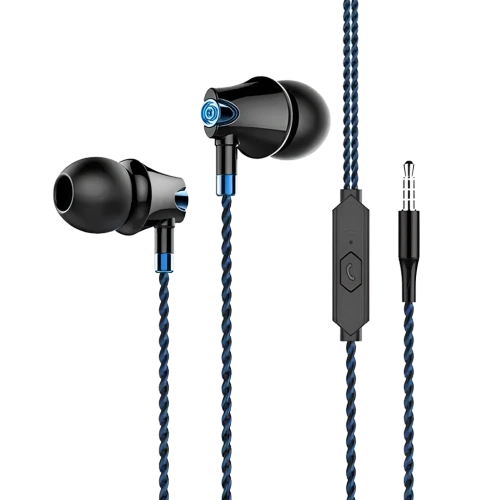 Наушники проводные 3.5мм More Choice G26 синие 