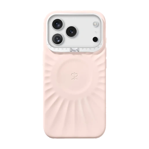 Чехол PYNANA iPhone 17 Pro Max Starlight Series Magsafe розовый 