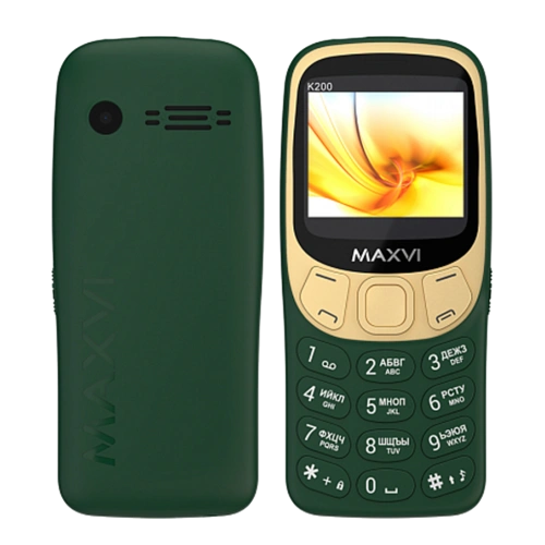 Maxvi K200 2 Sim Dark Green 