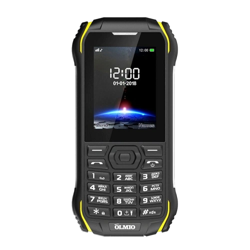 Olmio X05 2 Sim Black/Yellow (Без З/У Type C) 