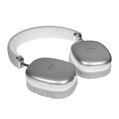 Наушники беспроводные полноразмерные HOCO W35 серебро 