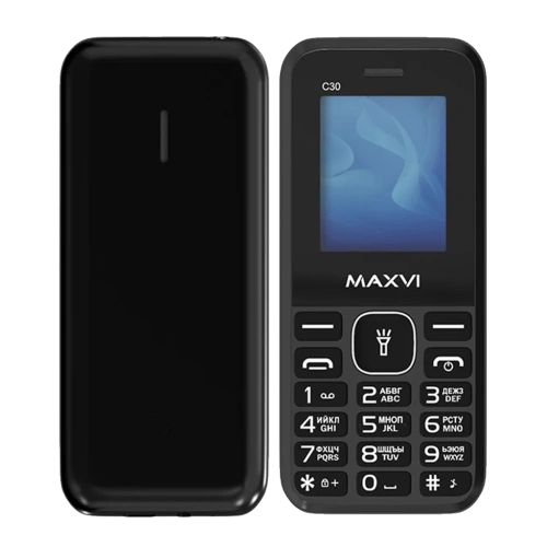 Maxvi C30 2 Sim Black 
